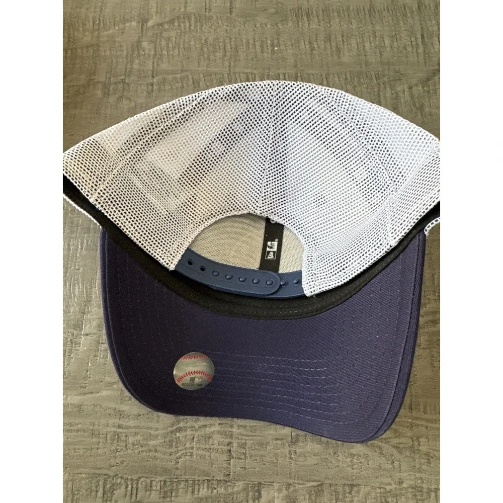 New Milwaukee Brewers Hat New Era 9Forty Trucker Snapback Cap‎ Women's MLB